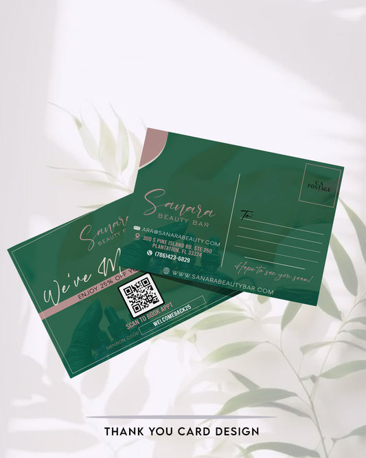 Thank You Card Design